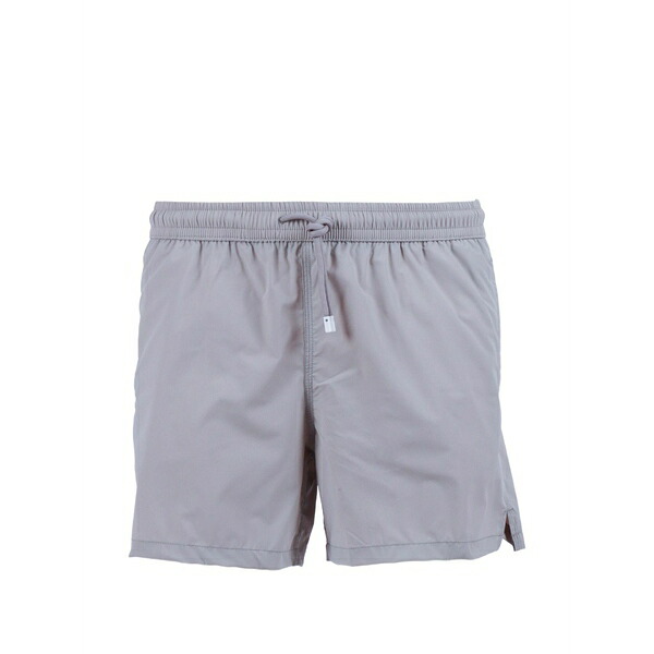 フェデーリ メンズ 心地よいズボン下 ボトムス Drawstring swim shorts Grey