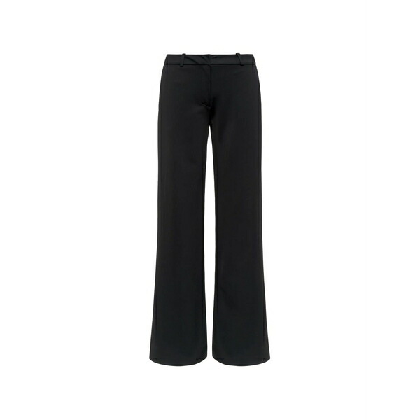 ケイ通い路 レディース 心地よいズボン下 ボトムス Jalle sl wide-leg trousers Black