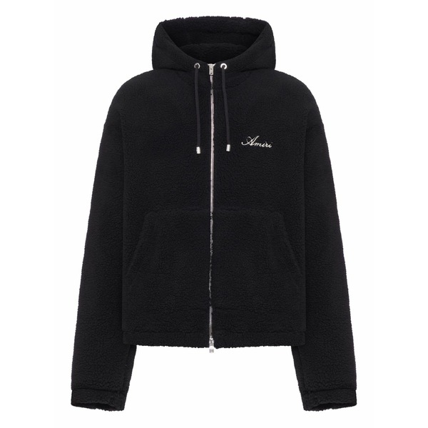 アミリ メンズ パーカー・スウェットシャツ アウター Zip hoodie Black