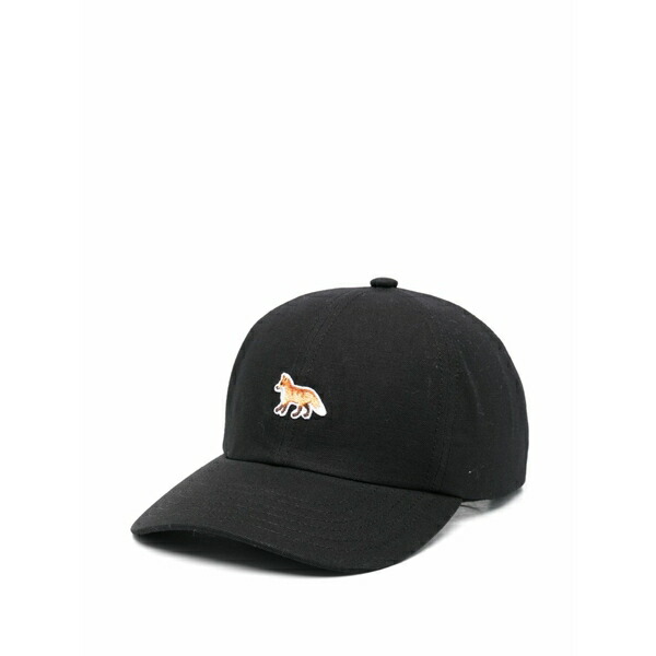 棲み家 稲荷 メンズ かぶり笠 添え物 Baby fox-patch baseball cap Neutrals