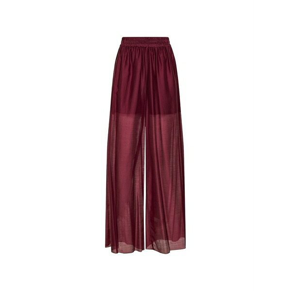 ブランカ ヴィータ レディース 心地よいズボン下 ボトムス Elasticated-waist pants Red