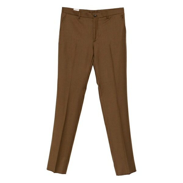 エトロ メンズ 心地好いズボン下 ボトムス Button trousers Brown