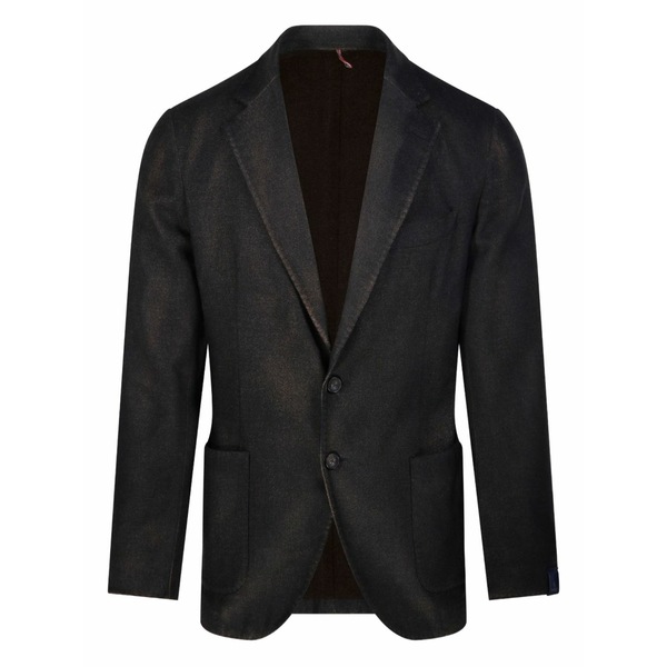 サンタニエロ メンズ 上衣＆上衣 アウター Two-button speckled blazer  Black