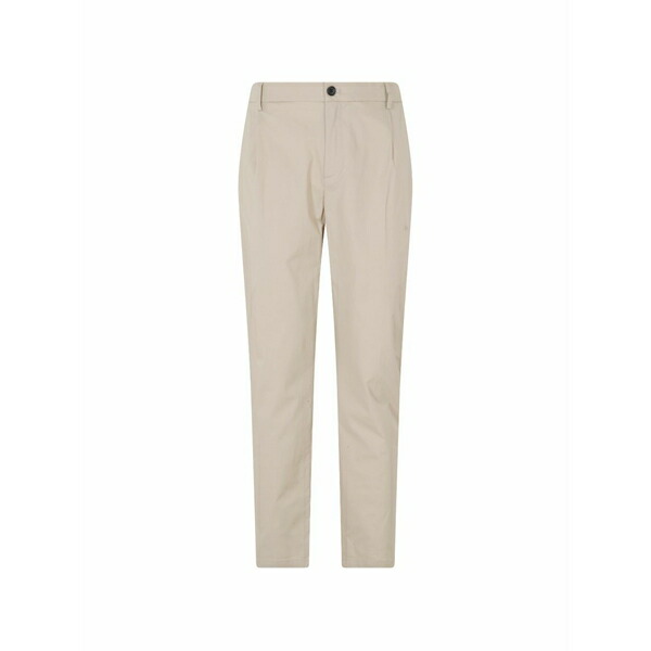 デパートメントファイブ メンズ 心地よいズボン下 ボトムス Pleated flap-pocket chino trousers Neutrals