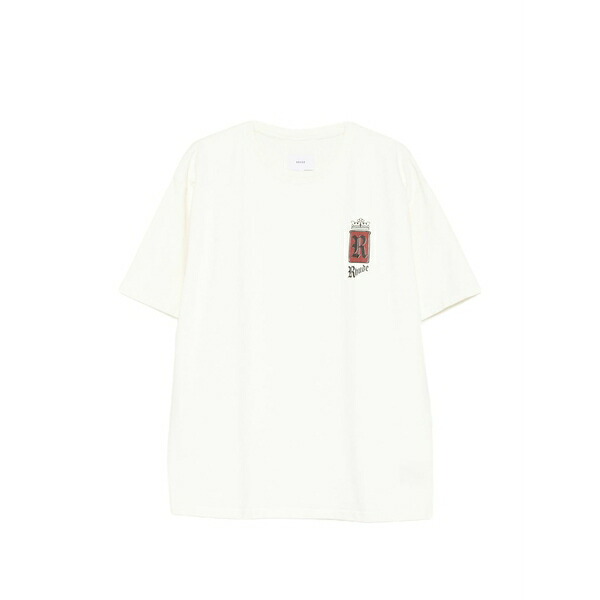 ルード メンズ ティーシャツ トップス Logo-print cotton t-shirt Neutrals