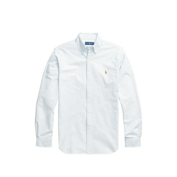 ラルフローレン メンズ プルオーバー トップス Striped button-down shirt White