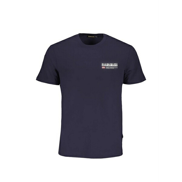 ナパピリ メンズ プルオーバー トップス Logo-print cotton t-shirt Blue