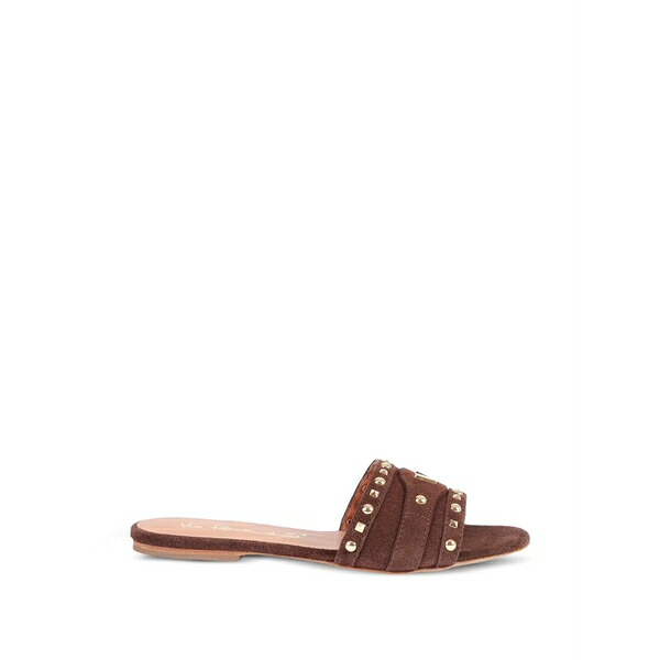 ヴィアローマ15 レディース サンダル シューズ Stud-embellished sandals Brown