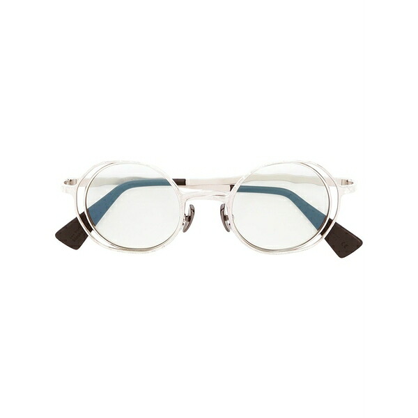 クボラウム メンズ サングラス・アイウェア 佩び物 Round frame sunglasses  Metallic