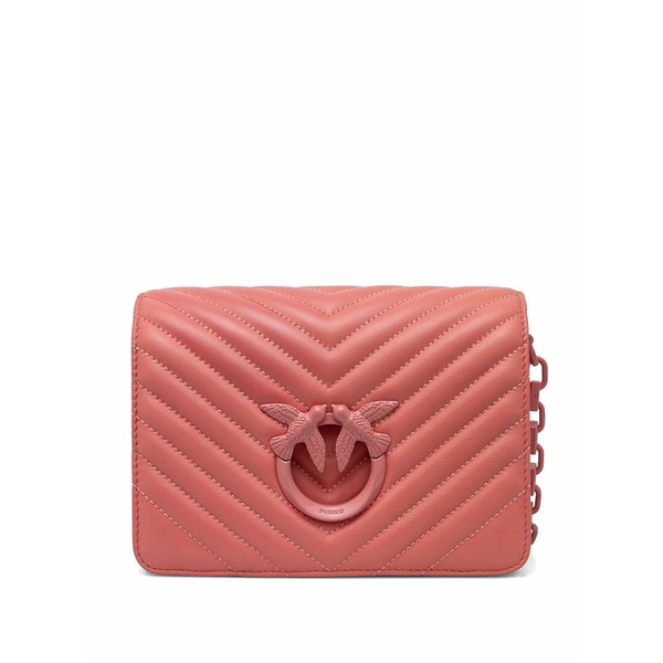 ピンコ レディース ショルダーバッグ 御徒面子 Mini love click cross body bag Pink