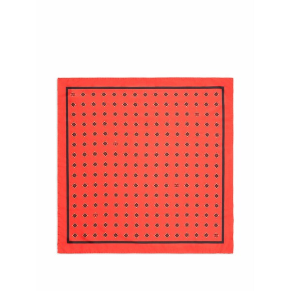 ヴァレンティノ ガラヴァーニ メンズ えり巻き・袈裟・えり巻き 付属物 Opticool silk scarf Red