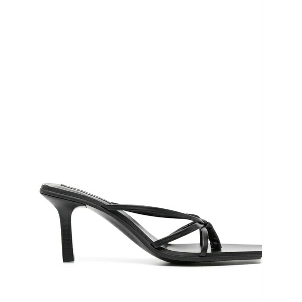 センソー レディース サンダル シューズ Maria 70粍 leather sandals Black