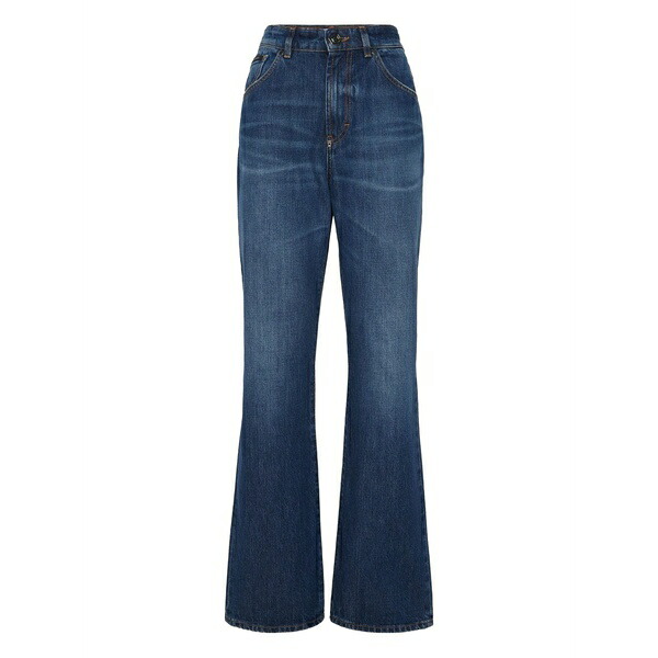 フィリップ飾り気の無い レディース ジーンズズボン下 ボトムス Five-pocket jeans Blue