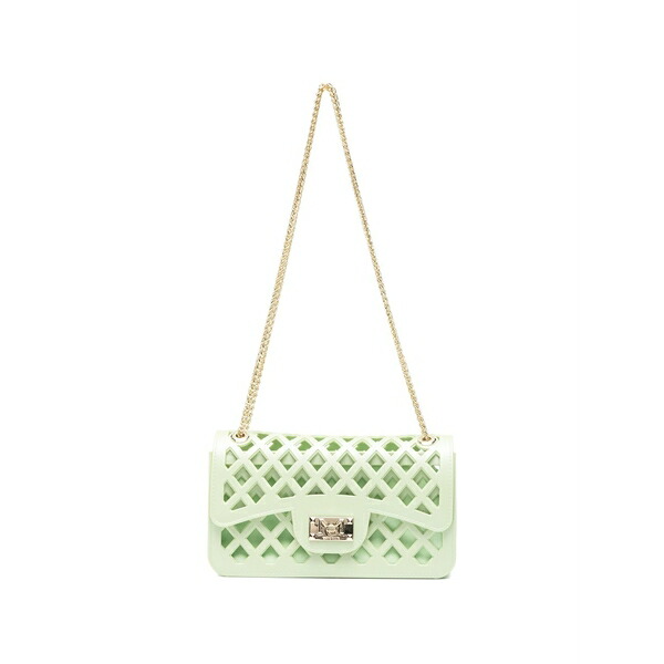 マークエリス レディース ショルダーバッグ 御徒面子 Flat basket cross body bag Green