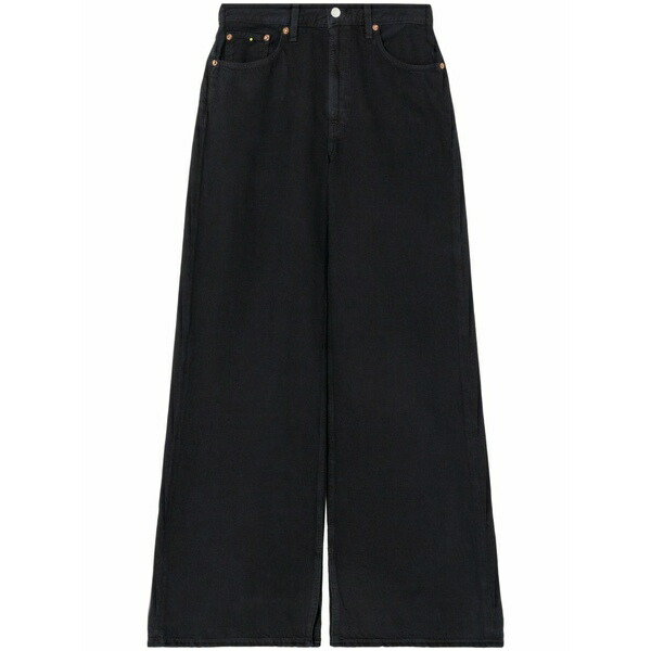 リダン レディース ジーンズズボン下 ボトムス Low rider loose jeans Black