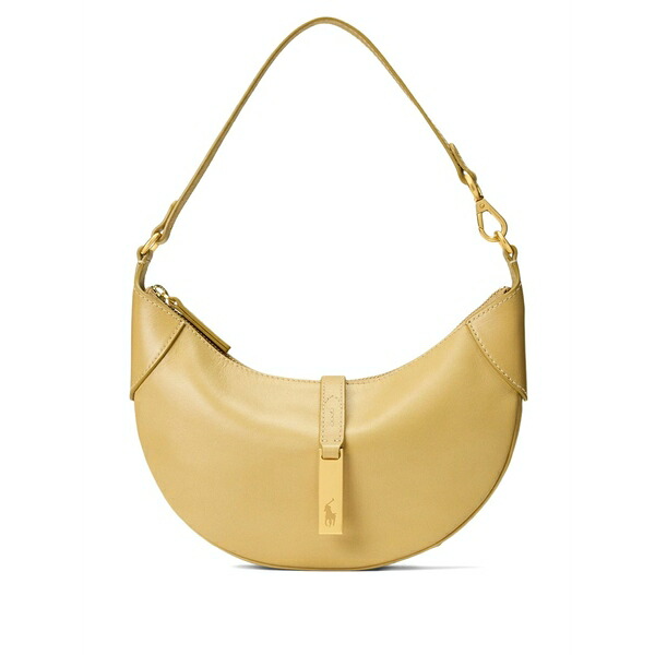 ラルフローレン レディース ショルダーバッグ 御徒面子 Polo id leather shoulder bag Neutrals