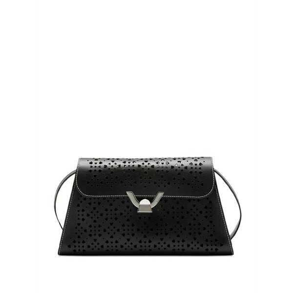 コチネレ レディース ショルダーバッグ 御徒面子 Dew laser-cut shoulder bag Black