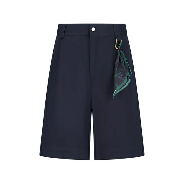 暗然たる運動場 メンズ 心地よいズボン下 ボトムス Denis shorts Blue