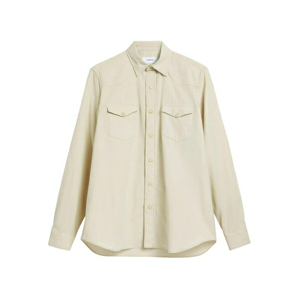 ラルディーニ メンズ プルオーバー トップス Cotton shirt Neutrals
