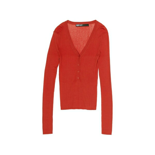 ビンバ イ ローラ レディース プルオーバー トップス V-neck buttoned top Red