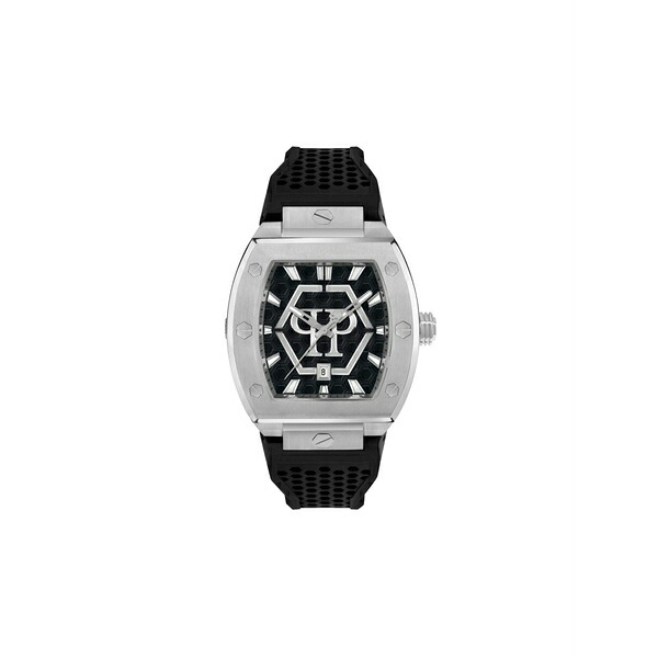 フィリップ飾り気のない メンズ ウオッチ 付属物 The hexagon phantom 44粍 watch Black