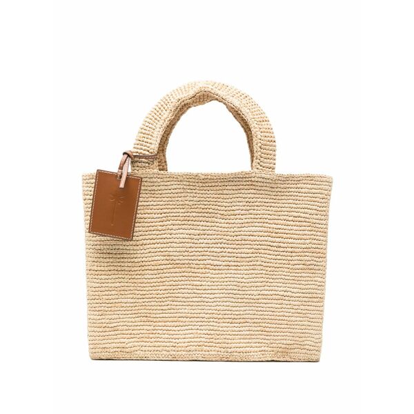 マネビ レディース トートバッグ 御徒面子 Medium new sunset tote bag Neutrals
