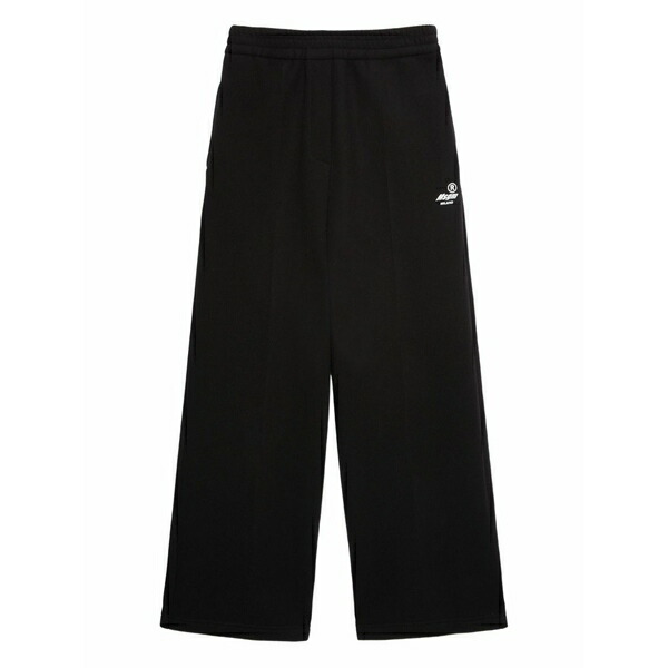 エムエスジイエム レディース 心地好いズボン下 ボトムス Logo sweatpants Black