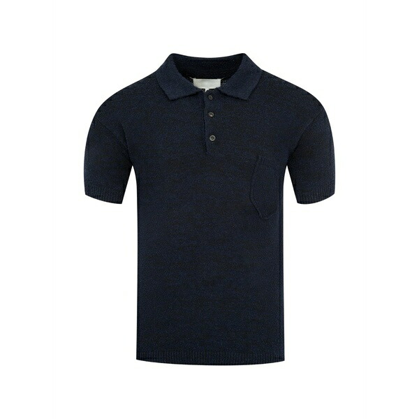 マルタンマルジェラ メンズ プルオーバー トップス Short-sleeved polo shirt Blue