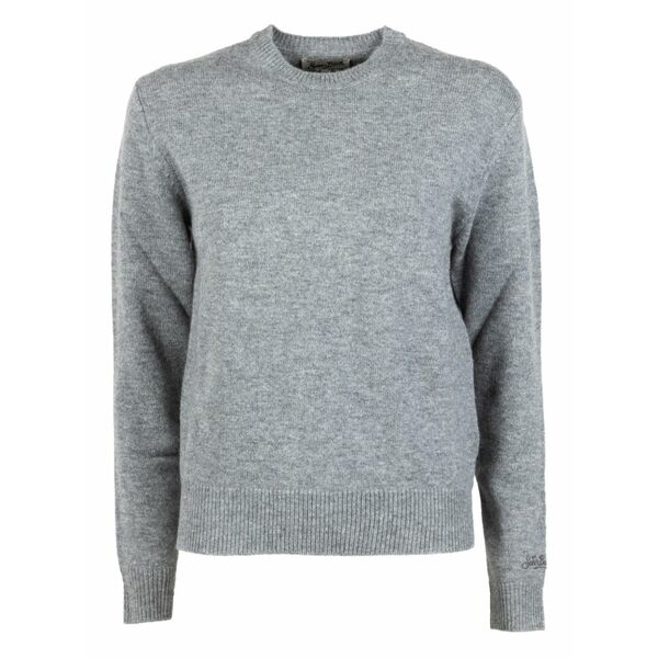 エムシーツーセイントバース レディース 編み物\u0026ティーシャツ アウター Ribbed knit knitwear Grey