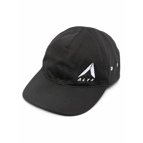 1017 蟻クス 9 エスエム メンズ かぶり笠 佩び物 Logo-embroidered baseball cap  Black