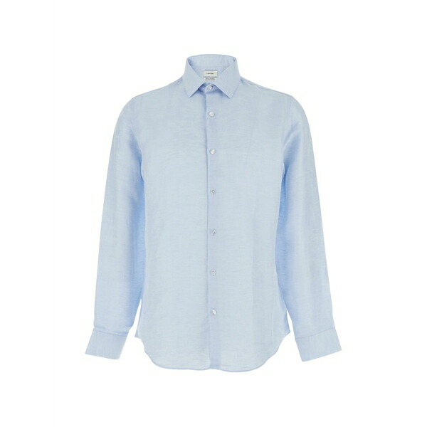 カルバンクライン メンズ プルオーバー トップス Long-sleeved shirt Blue