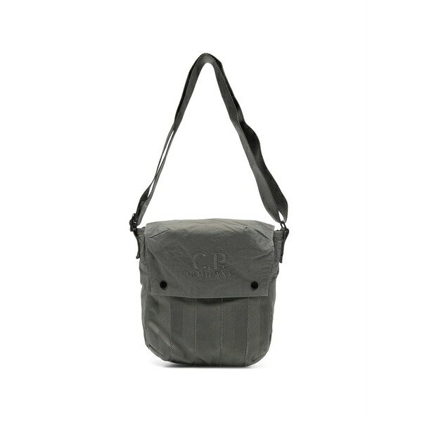 シーピーカンパニー メンズ ショルダーバッグ バッグ Plain paper touch shoulder bag Grey｜asty