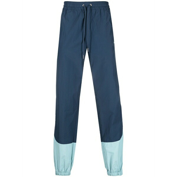 アルテ アンベルス メンズ 心地好いズボン下 ボトムス Panelled-design track pants Blue