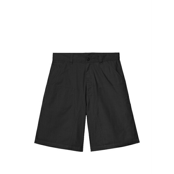 鉄道車両ハート型 メンズ 心地よいズボン下 ボトムス Button-fastening shorts Black
