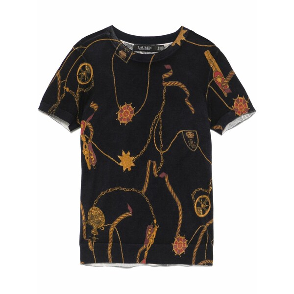 ラルフローレン レディース プルオーバー トップス Printed t-shirt Blue