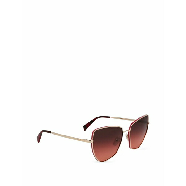リュージョー レディース 黒眼鏡＆アイウェア 付属物 Cat-eye frame sunglasses Red