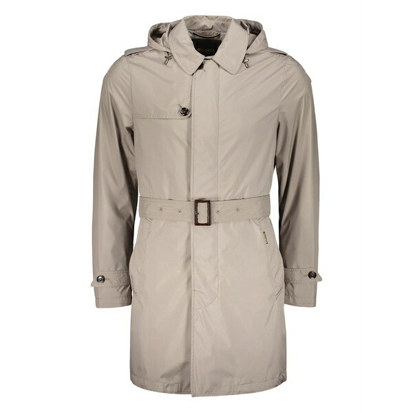 ムーレー メンズ 厚地の外套 アウター Prez trench coat Neutrals