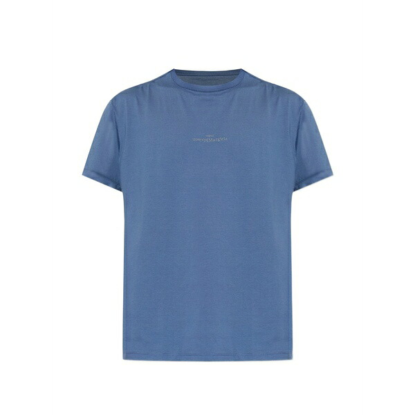マルタンマルジェラ メンズ ティーシャツ トップス Embroidery t-shirt Blue