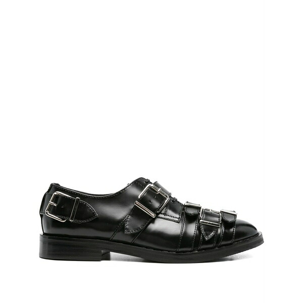 シモーネ・ロシャ メンズ 御召しものシューズ シューズ Multi-buckle brogues Black