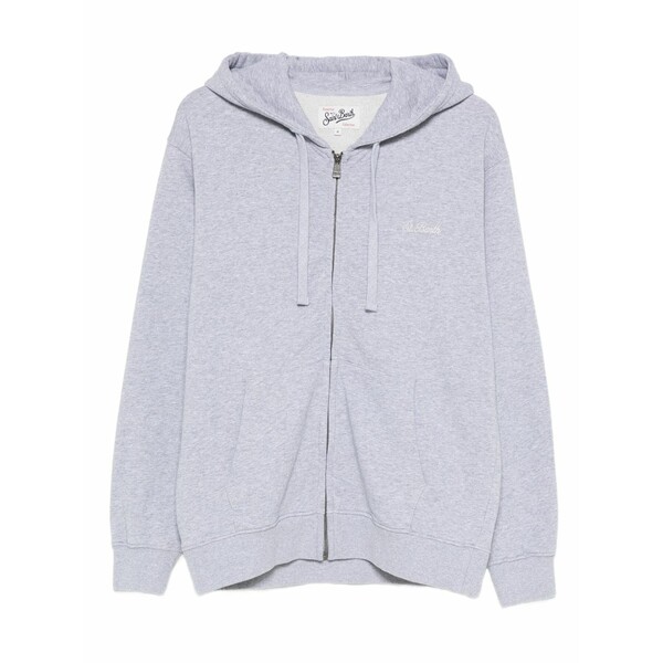 エムシーツーセイントバース メンズ パーカー・スウェットシャツ アウター Zip hooded mercer light knitwear Grey