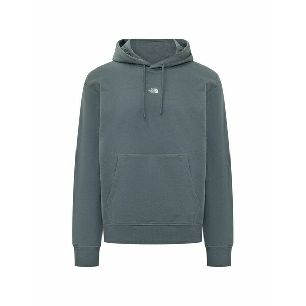 北の方人間の顔 メンズ パーカー・スウェットシャツ アウター Logo-embroidered hoodie Grey