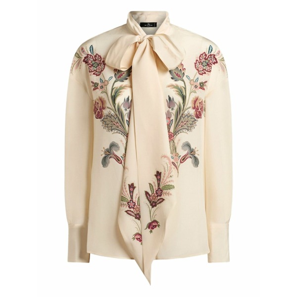 エトロ レディース プルオーバー トップス Floral-print blouse Neutrals