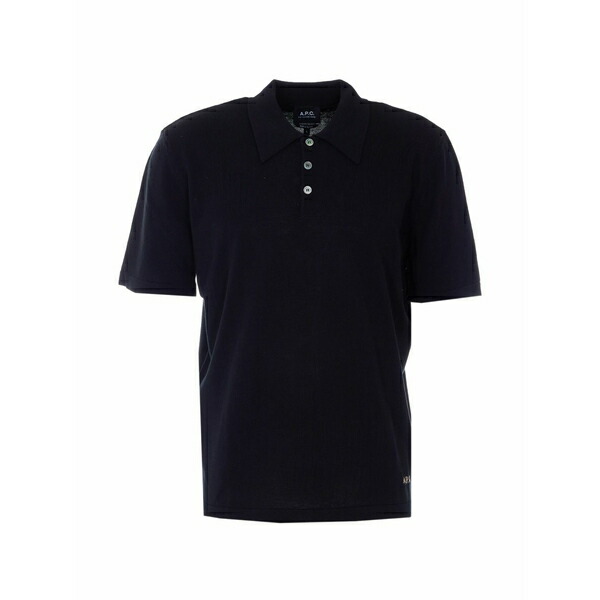アーペーセー メンズ スポーツシャツ トップス Short-sleeve polo shirt  Blue