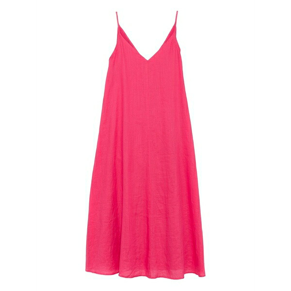 マルコポーロ レディース ワンピース トップス V-neck slip midi dress Pink|asty