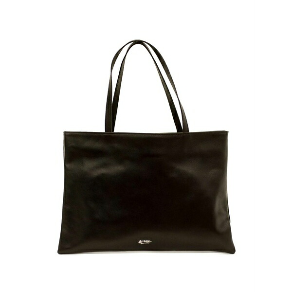 ラ サクラ色 レディース トートバッグ 御徒面子 Logo-print tote bag Black