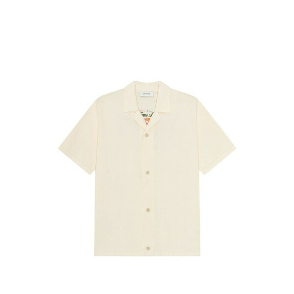 レ ドゥ メンズ プルオーバー トップス Bouquet knitted shirt Neutrals