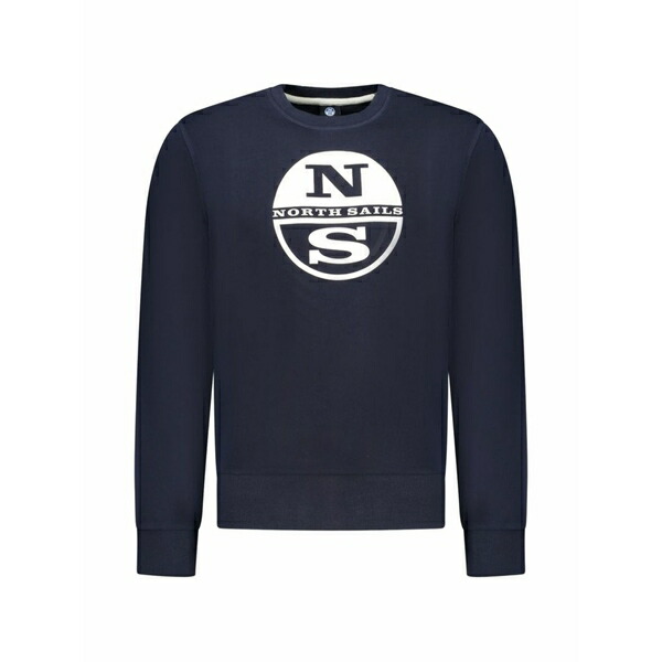 北の方大売り出し メンズ パーカー・スウェットシャツ アウター Logo-print sweatshirt Blue
