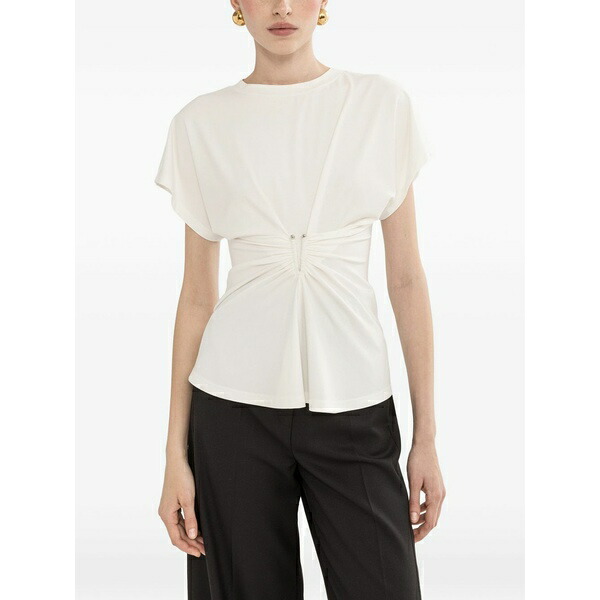 ニッサ レディース ティーシャツ トップス Short-sleeve t-shirt White