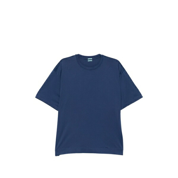 マッシモ アルバ メンズ ティーシャツ トップス Short-sleeve cotton t-shirt Blue
