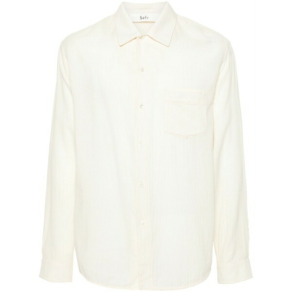 空想科学小説アール メンズ ティーシャツ トップス Leo cotton shirt  Neutrals